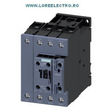 3RT2344-1AB00, CONTACTOR 4 POLI 4NO 110A AC-1, TETRAPOLAR SIEMENS, CU BOBINA 24 V AC , GABARIT S3 , 110A 72kW/400V