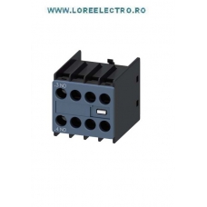 3RH2911-1HA10 AUXILIAR FRONTAL CONTACTORI SIEMENS S00-S0 1NO, Compatibil cu contactor 3RT2