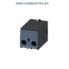 3RH2911-1BA10 BLOC CONTACTE AUXILIARE FRONTALE 1NO PENTRU  CONTACTORI SIEMENS S00, S0, S2, S3, CONEXIUNE JOS