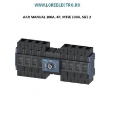 3KC0430-2NE00-0AA0 INTRERUPATOR 100A, 4P SIEMENS TIP MTSE GENERATOR RETEA 4POLI ACTIONARE MANUALA SIZE 2