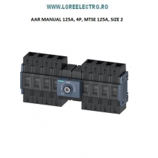 3KC0432-2NE00-0AA0 INTRERUPATOR 125A, 4P SIEMENS TIP MTSE GENERATOR RETEA 4POLI ACTIONARE MANUALA SIZE 2