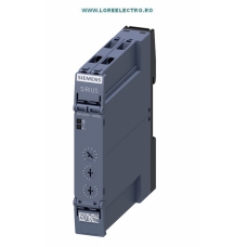 3RP2505-1AW30, RELEU DE TIMP MULTIFUNCTIONAL SIEMENS SIRIUS, TENSIUNE DE LUCRU 12V ... 230V AC/DC, 1 CO, 13 FUNCTII, 0,05 S ...100 ORE