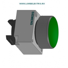 3SB3500-0AA41 CAP BUTON METALIC CU REVENIRE VERDE SIEMENS