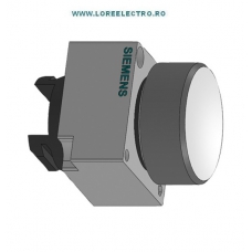 3SB3500-0AA61 CAP BUTON METALIC CU REVENIRE ALB SIEMENS SIRIUS