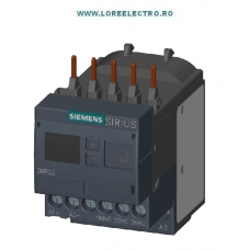 3RR2241-1FA30 releu digital monitorizare curent cu display 1,6...16A siemens tensiune 24v ac / dc. S00