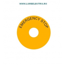 3SB3921-0AD eticheta pentru buton EMERGENCY STOP , Siemens