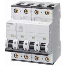 5SY7608-7 SIGURANTA AUTOMATA TRIPOLARA SIEMENS 8A , 3 POLI +N , 400 V AC , 15KA, CARACTERISTICA C, UZ INDUSTRIAL