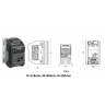 6SL3211-0AB12-5UA1 CONVERTIZOR FRECVENTA, SIEMENS, SINAMICS G110, MONOFAZAT 0,25 KW, 1,7A, 230V, GABARIT FSA , FARA FILTRU EMC, FARA BOP