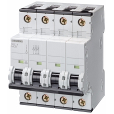 5SY6425-7 SIGURANTA AUTOMATA TETRAPOLARA SIEMENS 25A 4 POLI, 400 V AC, 6kA, CURBA C