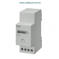 7KT5802  CONTOR DE TIMP MECANIC TENSIUNE DE ALIMENTARE 24V AC,  MONTAJ PE SINA OMEGA, PRODUCATOR SIEMENS