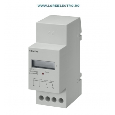 7KT5822  CONTOR DE TIMP ELECTRONIC, TENSIUNE DE ALIMENTARE 230V AC,  MONTAJ PE SINA OMEGA, PRODUCATOR SIEMENS, CU RESET ELECTRIC