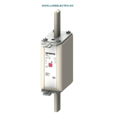 3NA7105 Siguranta fuzibila Siemens MPR 16A grupa NH1, tensiune 500V AC /  250V DC, curba Ardere gG, Cu indicator Siguranta Arsa