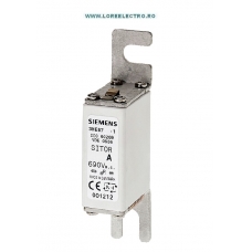 3NE8727-1 siguranta fuzibila ultrarapida 250A tip MPR Siemens, curba ardere aR, Gr 000, 690V, prindere cu Surub