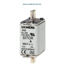 3NE1021-0 Siguranta ultrarapida MPR 100A, grupa NH00, curba Ardere gS, In 100 A, gS, 690 V ac, 250 V DC, Siemens