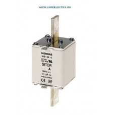 3NE1332-0 Siguranta ultrarapida MPR 400A, grupa NH2, curba Ardere gS, 690 V ac, 250 V DC, Sitor Siemens