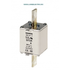 3NE1332-2 Siguranta ultrarapida MPR 400A, grupa NH2, curba Ardere gR, NH2, In 400 A, gR, 690 V ac, 250 V DC, Siemens