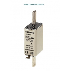 3NE4122 Siguranta ultrarapida MPR 125A, grupa NH0, curba Ardere aR, NH0, In 125 A, aR, 690 V ac, 440 V DC, Siemens