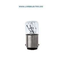 8WD4348-1XX Bec incandescent pentru coloana luminoasa 5W BA15d tensiune alimentare 110 V AC SIEMENS