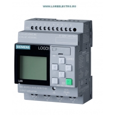 6ED1052-1MD08-0BA1 RELEU INTELIGENT PROGRAMABIL LOGO! 8 SIEMENS, CPU CU DISPLAY LOGO!12/24RCE, 8DI(4AI)/4DO, 400 Blocks