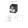 LZX:PT270615 Mini releu Industrial 12A cu 2 Contacte Basculante,12A tensiune Bobina 110V AC, Siemens PT Series