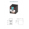 LZX:PT370524 Mini releu Industrial 10A cu 3 Contacte Basculante,10A tensiune Bobina 24V AC, Siemens PT Series