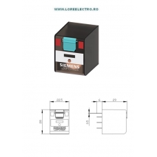 LZX:PT370524 Mini releu Industrial 10A cu 3 Contacte Basculante,10A tensiune Bobina 24V AC, Siemens PT Series