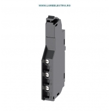 3VA9988-0AA12 BLOC CONTACTE AUXILIARE 1NO+1NC 6A,230V - 1 SLOT 7MM, PENTRU INTRERUPATOARE AUTOMATE SIEMENS 3VA1, 3VA20 .. 3VA26