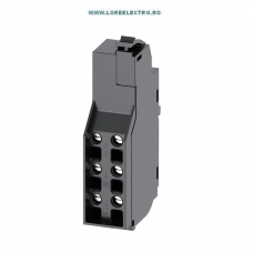 3VA9988-0AA11 BLOC CONTACTE AUXILIARE 1NO+1NC 10A, 230V AC/DC  2 SLOTURI 14MM, PENTRU INTRERUPATOARE AUTOMATE SIEMENS 3VA1, 3VA20 .. 3VA26