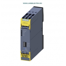 3SK1112-1BB40 RELEU SAFETY SIEMENS CU CONTACTE ELECTRONICE 2NO CONTACTE BLOC, + 1NC CONTACT SEMNALIZARE, BOBINA 24 V DC