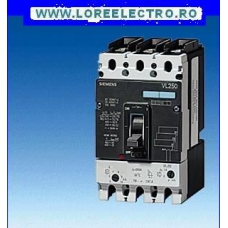 3VL3720-1DC33-0AA00 INTRERUPATOR 200A SIEMENS CU DECLANSATOR ELECTROMAGNETIC, 3VL250, CURENT NOMINAL 200 A, 3P