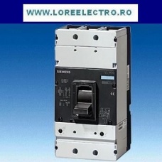 3VL4725-1DC36-0AA00 INTRERUPATOR TIP USOL SIEMENS CU DECLANSATOR ELECTROMAGNETIC, 3VL400, CURENT NOMINAL 250 A, 3P