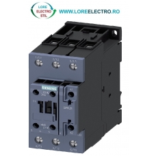 3RT2038-1KB40 Contactor Siemens 37KW, 80A, Sirius, Tensiune Bobina 24V DC cda Direct PLC Iesire 2A, 1NO+1NC, S2