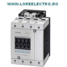 3RT1346-1AB00 , CONTACTOR 4 POLI 4 NO 120A AC1 , TETRAPOLAR SIEMENS , CU BOBINA 24 V/AC , GABARIT S3 , 120A , 79kV/400V