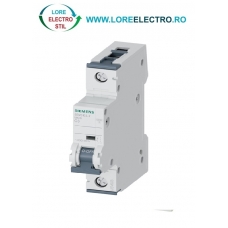 5SY6103-7 Siguranta monofazata Siemens 3A 1P, curba C, 6KA