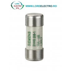 3NW8010-1 siguranta fuzibila cilindrica SIEMENS 25A dimensiuni 10x38, clasa aM