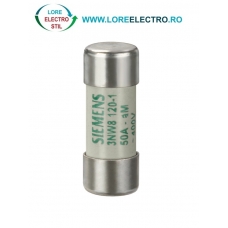 3NW8102-1 siguranta fuzibila cilindrica SIEMENS 2A dimensiuni 14x51, clasa aM