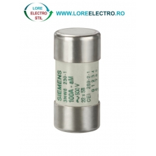 3NW8222-1 siguranta fuzibila cilindrica SIEMENS 63A dimensiuni 22x58, clasa aM