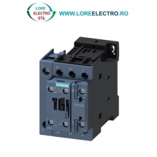 3RT2526-1BM40 contactor SIEMENS, tensiune bobina 230 V - DC, 4 contacte 2 NO-2 NC, 20 A, 11 Kw