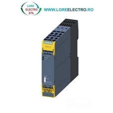 3SK1111-2AW20 RELEU SAFETY SIEMENS, 3NO CONTACTE BLOC, + 1NC CONTACT SEMNALIZARE, BOBINA 110-240V AC/DC