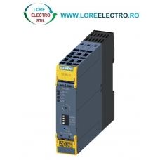 3SK1121-2CB41 RELEU SAFETY SIEMENS, 2NO CONTACTE INSTANTANEE, + 2NO CONTACTE TEMPORIZARE, BOBINA 24V DC, TERMINALE CU ARC