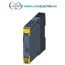 3SK1120-2AB40 RELEU SAFETY SIEMENS, 1NO IESIRE ELECTROMAGNETICA, BOBINA 24V DC, TERMINALE CU ARC