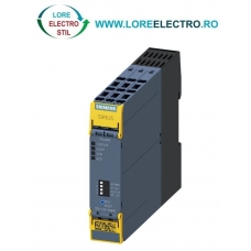 3SK1122-2AB40 RELEU SAFETY SIEMENS, 3NO IESIRE SIGURANTA + 1NC IESIRE SEMNALIZARE, BOBINA 24V DC, TERMINALE CU ARC