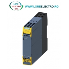 3SK1211-2BB00 RELEU SAFETY SIEMENS, 4NO CONTACTE SIGURANTA, 1NC CONTACT SEMNALIZARE, BOBINA 24V AC, TERMINALE CU SURUB