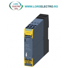 3SK1211-2BB40 RELEU SAFETY SIEMENS, 4NO CONTACTE SIGURANTA, 1NC CONTACT SEMNALIZARE, BOBINA 24V DC, TERMINALE ARC