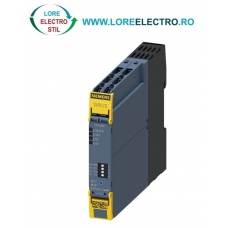 3SK1220-1AB40 RELEU SAFETY SIEMENS, 2 CANALE SAU 2 SENZORI CU 1 CANAL, BOBINA 24V DC, TERMINALE SURUB