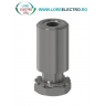 8WD4208-0EH, ADAPTOR PENTRU MONTAJ PE O SINGURA GAURA SIEMENS SIRIUS, FILET M18 CU PIULITA, PENTRU COLOANE CU DIAMETRU 50 MM, PLASTIC