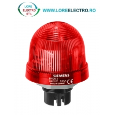 8WD5300-1AB, ELEMENT DE SEMNALIZARE SIEMENS SIRIUS, LUMINA CONTINUA, ROSU, TENSIUNE 12-230 V AC/DC, DIAMETRU 70 MM