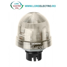 8WD5320-5BE, ELEMENT DE SEMNALIZARE SIEMENS SIRIUS, LUMINA INTERMITENTA, LED CLAR INTEGRAT, TENSIUNE 24 V AC/DC, DIAMETRU 70 MM