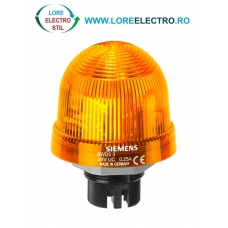 8WD5320-5DD, ELEMENT DE SEMNALIZARE SIEMENS SIRIUS, LUMINA ROTATIVA, LED GALBEN INTEGRAT, TENSIUNE 24 V AC/DC, DIAMETRU 70 MM