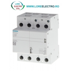 5TT4464-2, TELERUPTOR MECANIC SIEMENS SENTRON, TENSIUNE 230/400 V AC, 40 A, 4NO, BOBINA 24 V AC